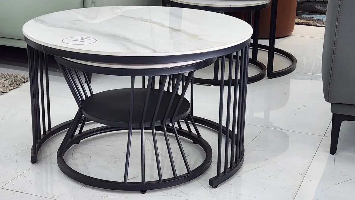 MGR New Ceramic Top Round Center In Black Colour MGR CASA