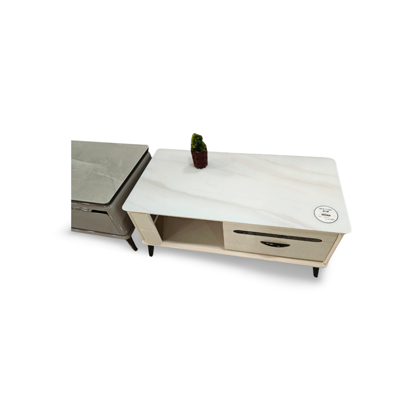 MGR ARTIFICIAL MARBLE TOP, ENGINEERING WOOD BASE CENTER TABLE