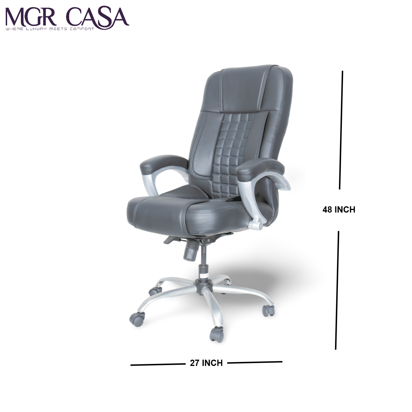 MGR ZEBRA CUSHION HIGH BACK OFFICE CHAIR