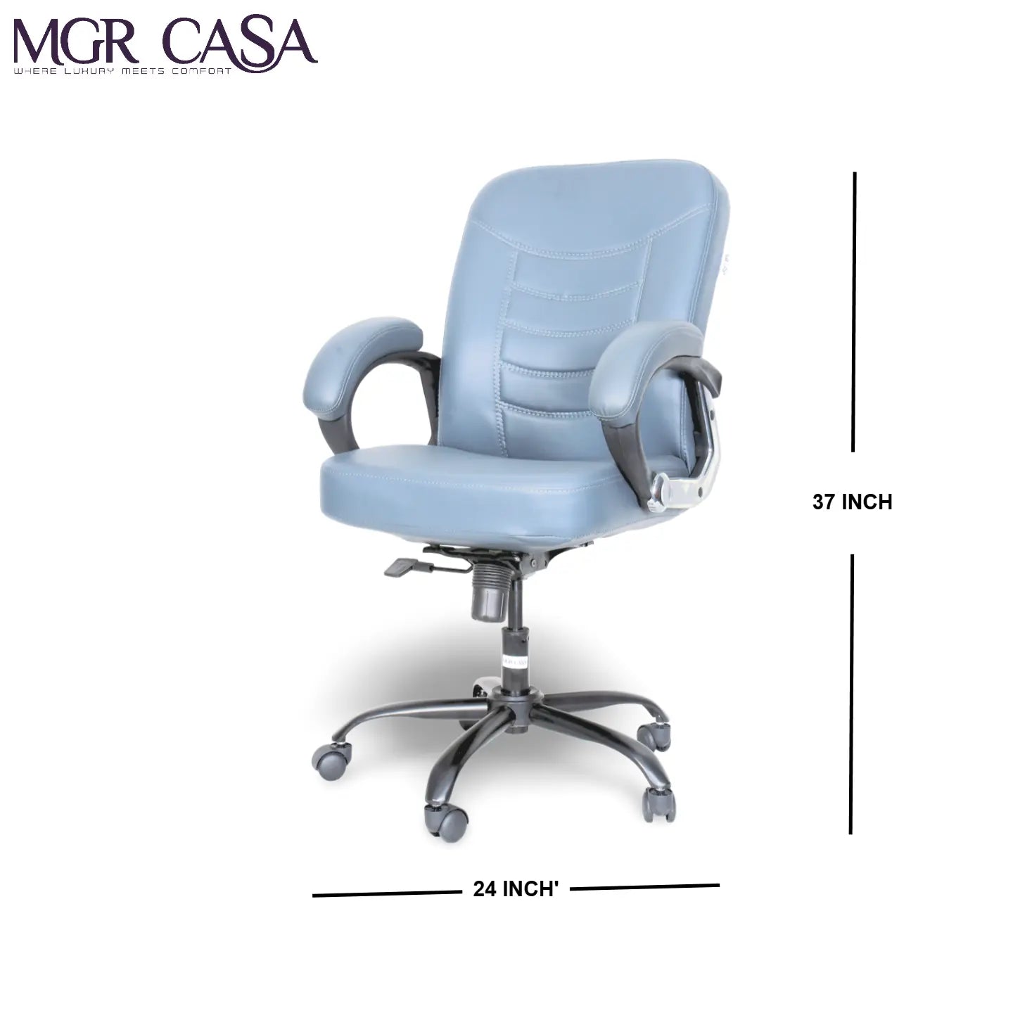 MGR BOLISH MEDIUM BACK CUSHION OFFICE CHAIR MGR CASA