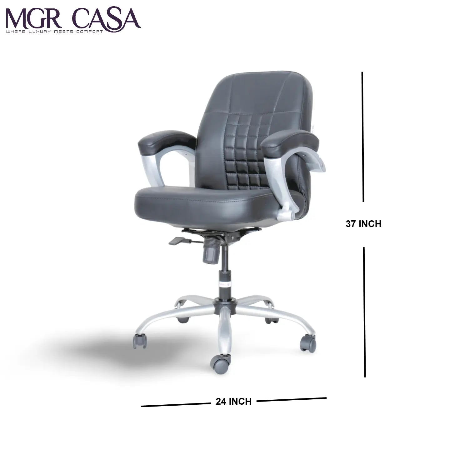 MGR ZEBRA MEDIUM BACK CUSHION OFFICE CHAIR MGR CASA