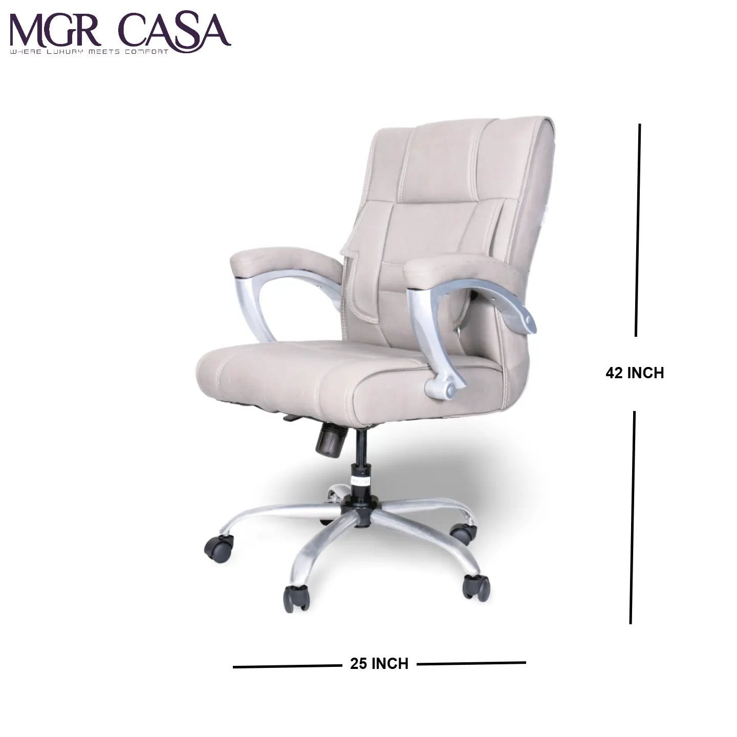 MGR OLD ELEPHANT HIGH BACK CUSHION OFFICE CHAIR MGR CASA