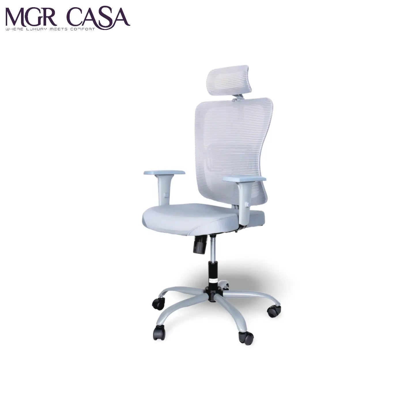 MGR VENTO GREY HIGH BACK MESH OFFICE CHAIR MGR CASA