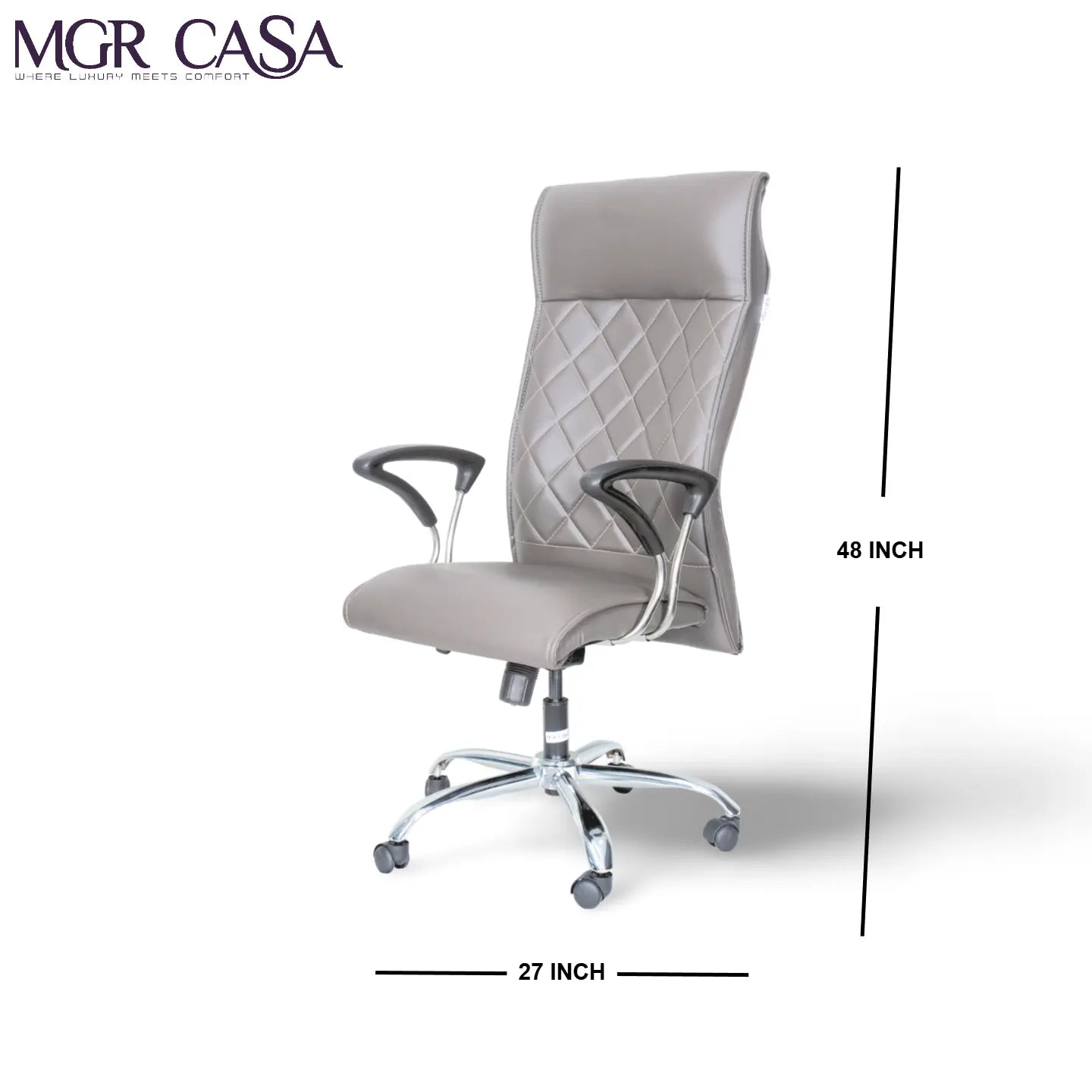 MGR MYSTIC SQUARE CUSHION HIGH BACK OFFICE CHAIR MGR CASA