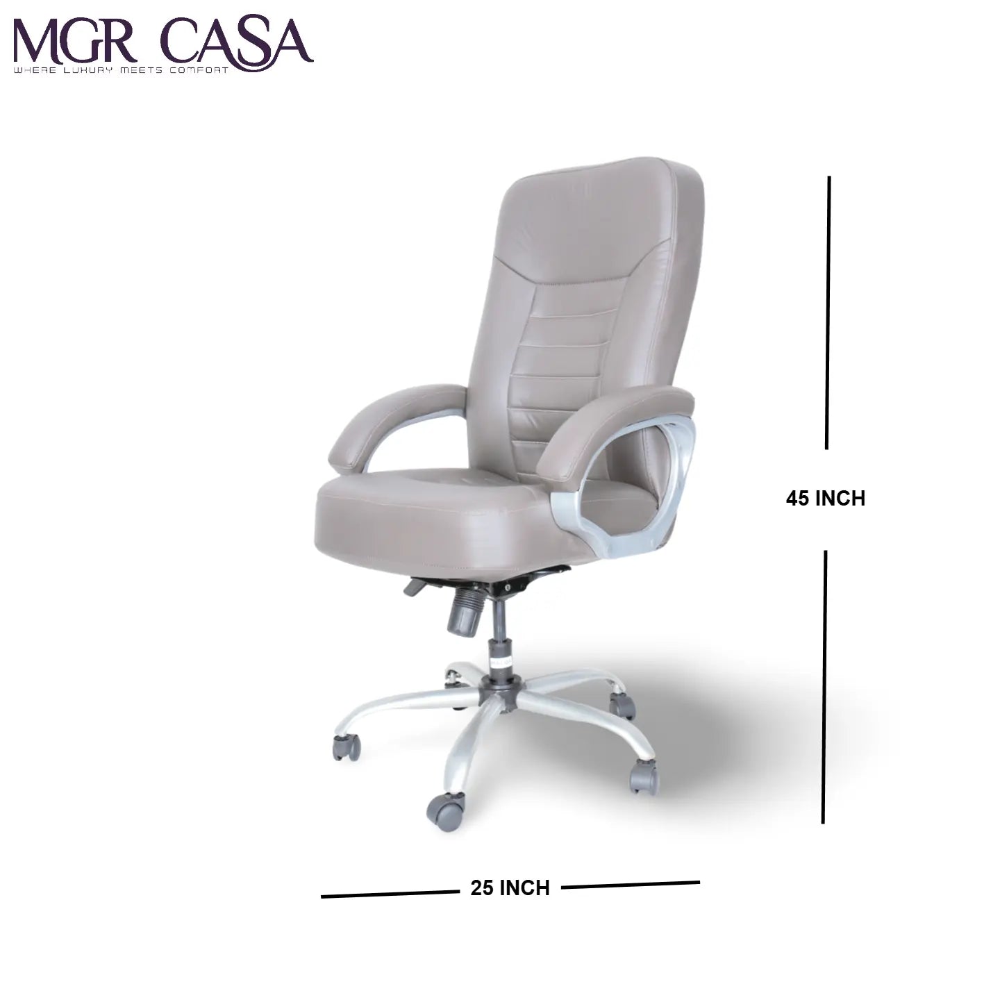 MGR HEAVY GAADI CUSHION HIGH BACK OFFICE CHAIR MGR CASA