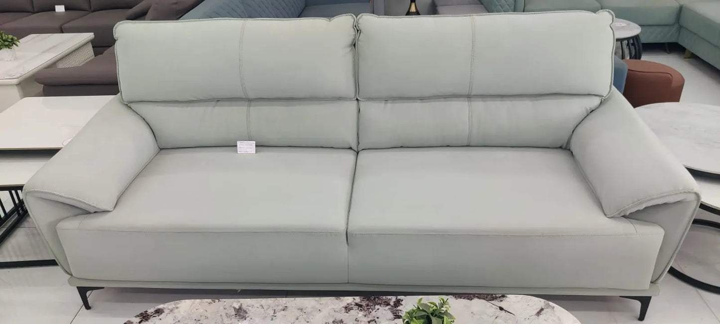 MGR Rajkumar 3 Seater Recron Back Sofa In Pista Colour MGR CASA