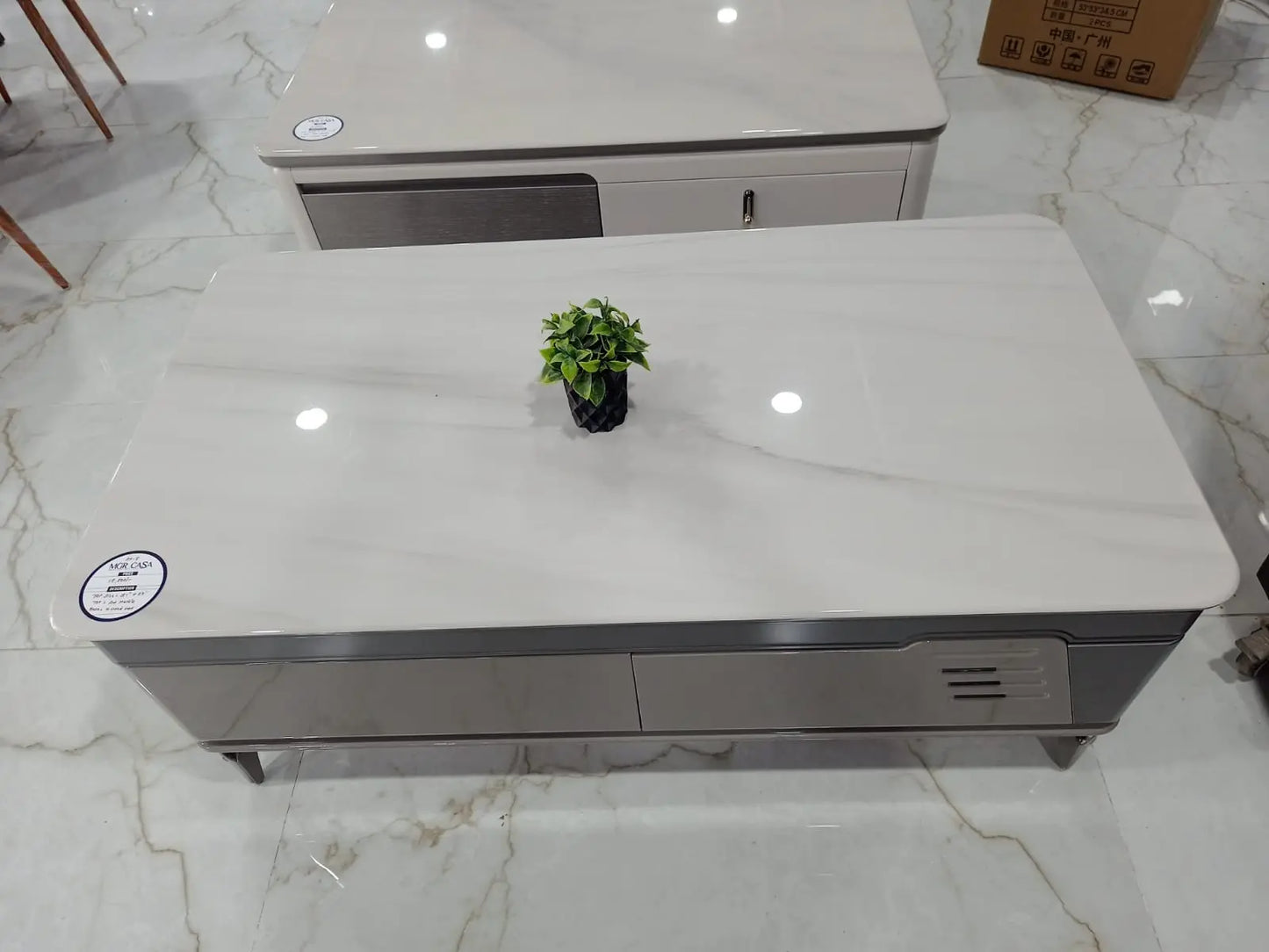 MGR New Center Table With Marble Top MGR CASA