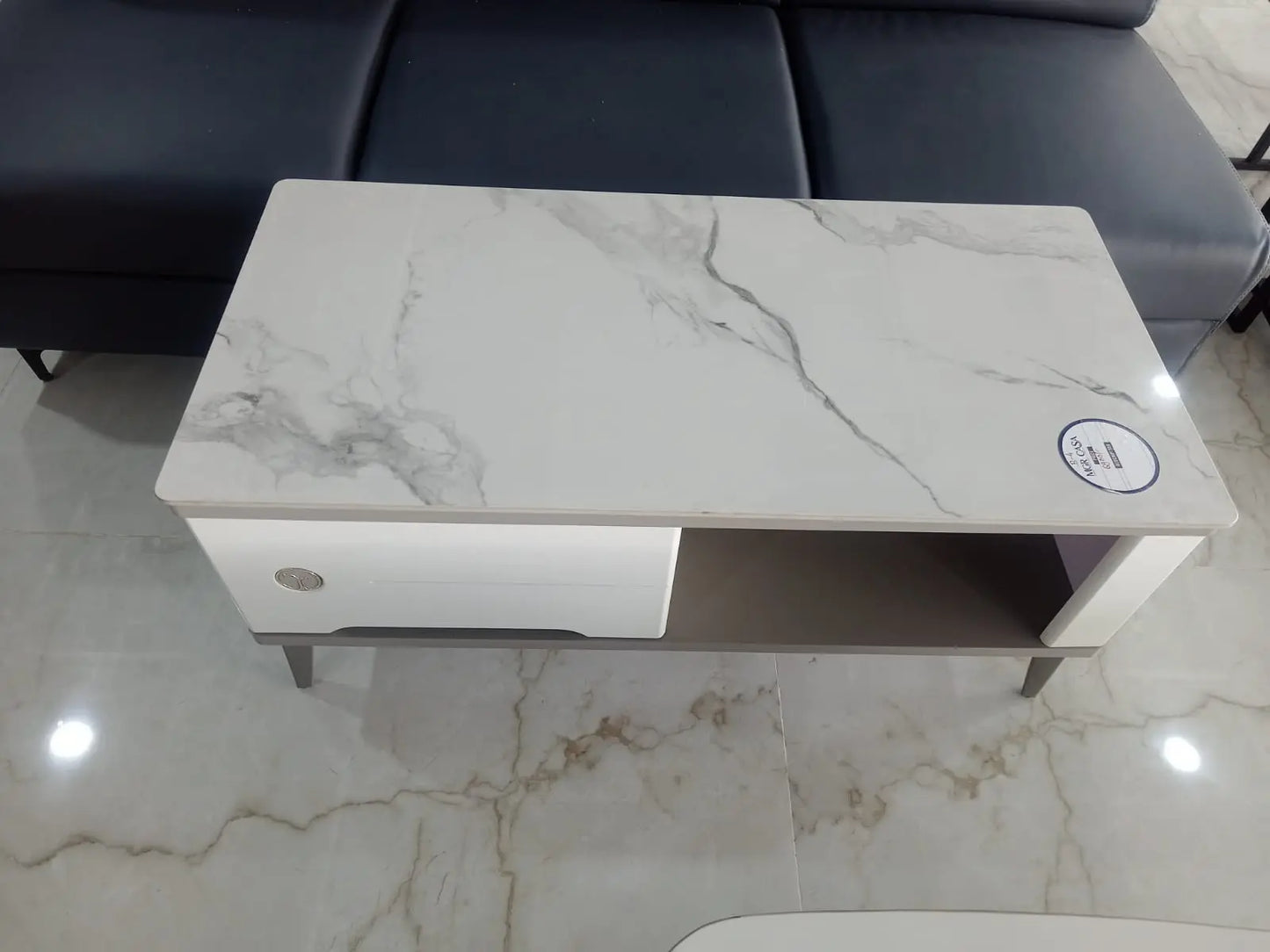 MGR New Glass Top Center Table With MDF Base MGR CASA