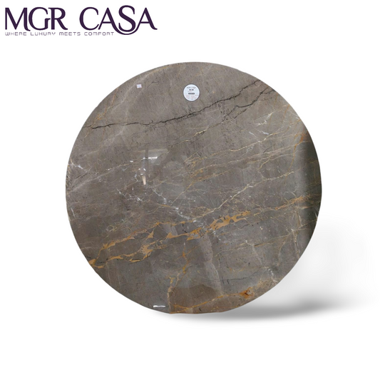 MGR VERSACE GOLD ITALIAN ROUND MARBLE TOP FOR DINING TABLE UPPER MARBLE ROTATBLE
