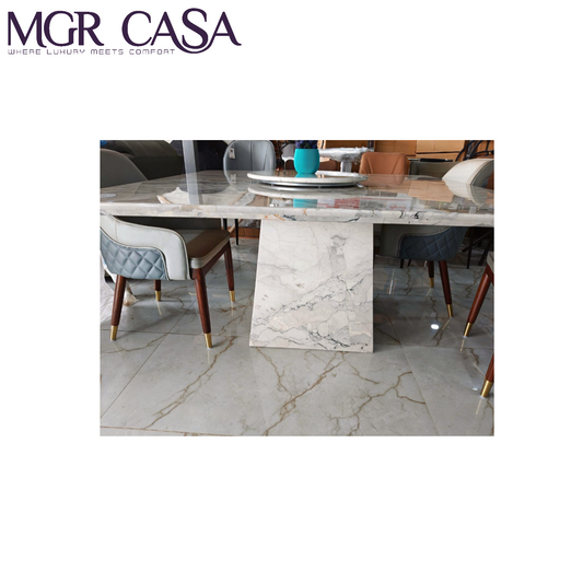 MGR MARBLE BASE, MARBLE TOP FOR 8 SEATER CUSTUMIZABLE DINING TABLE BASE