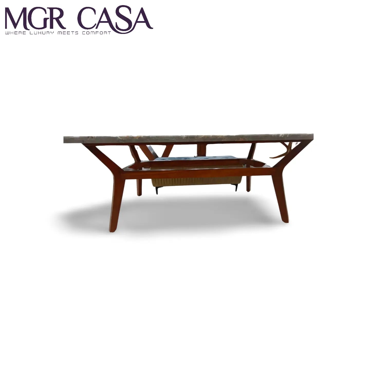 MGR WOODEN FOUR LEG BASE FOR 6 SEATER CUSTUMIZABLE DINING TABLE BASE MGR CASA