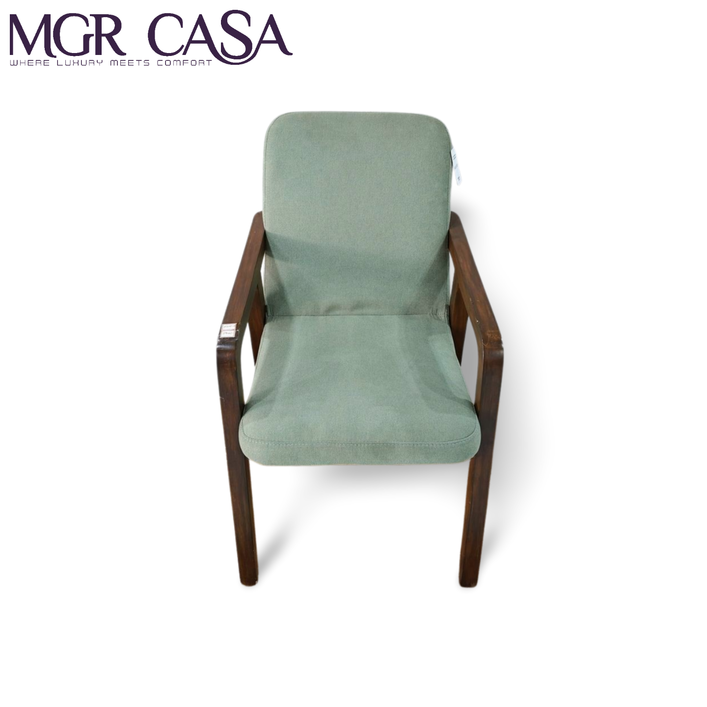 MGR TEAK WOOD FRAME CUSTOMIZABLE COMFY DINING CHAIR