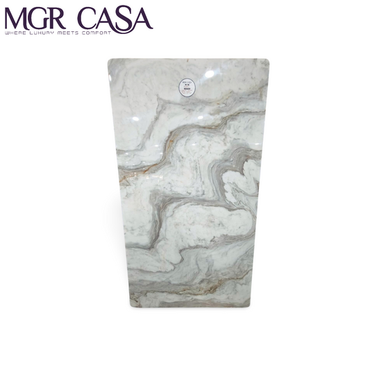 MGR ITALIAN VOLAKASH MARBLE TOP WITH  DYNAMIC GREY SHADE FOR DINING TABLE