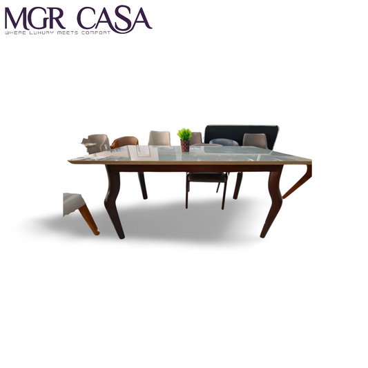 MGR WOODEN FOUR LEG BASE FOR 6 SEATER CUSTUMIZABLE DINING TABLE BASE