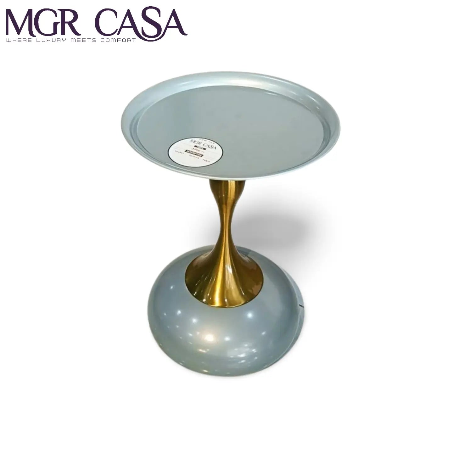 MGR Metal Base New Corner Table In irish blue Colour MGR CASA