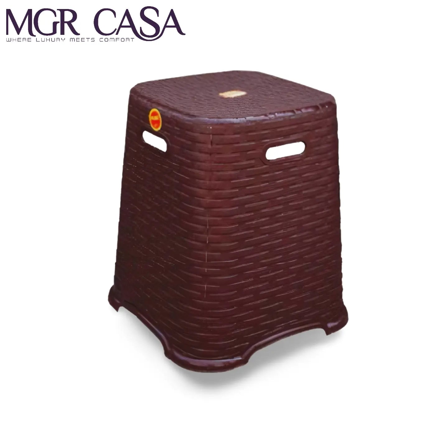 MGR BROW MAT STOOL MGR CASA