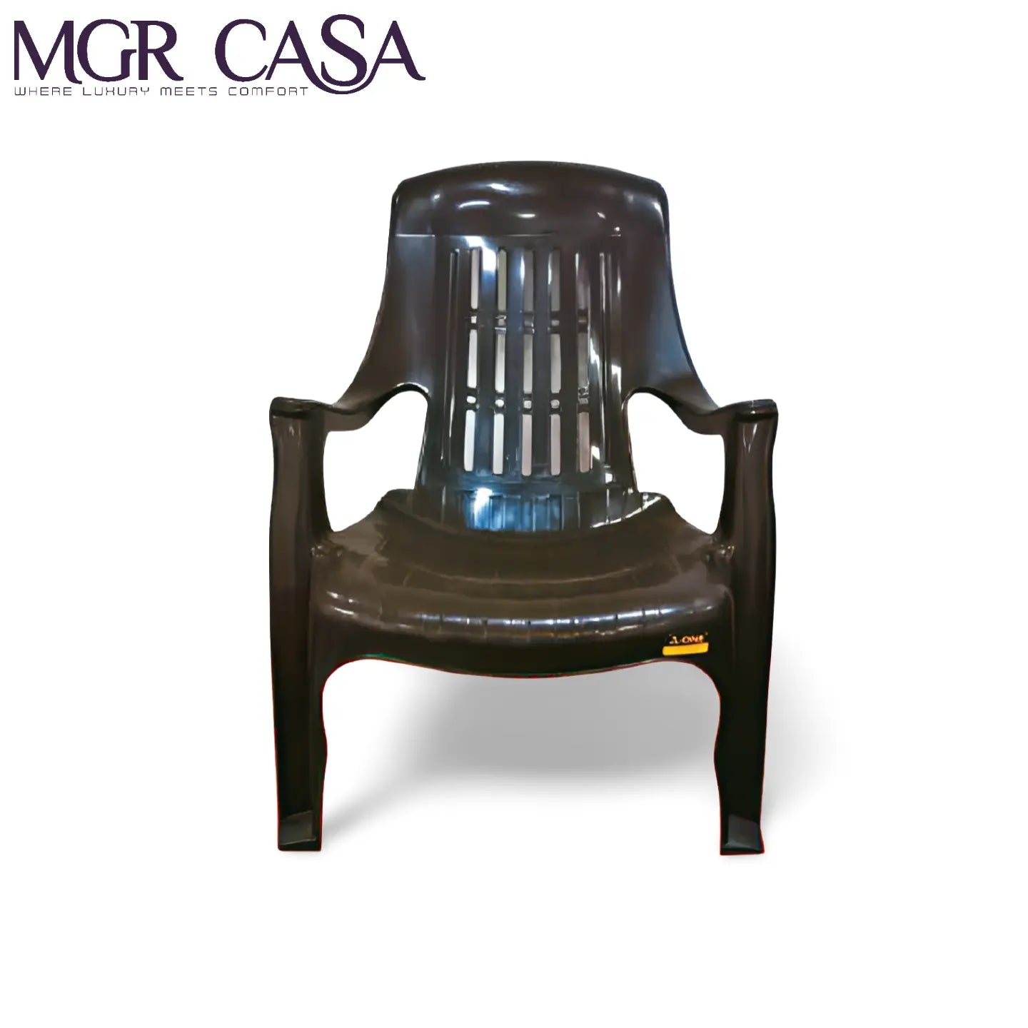 MGR DARK BROWN SEMI VIRGIN ARM CHAIR MGR CASA