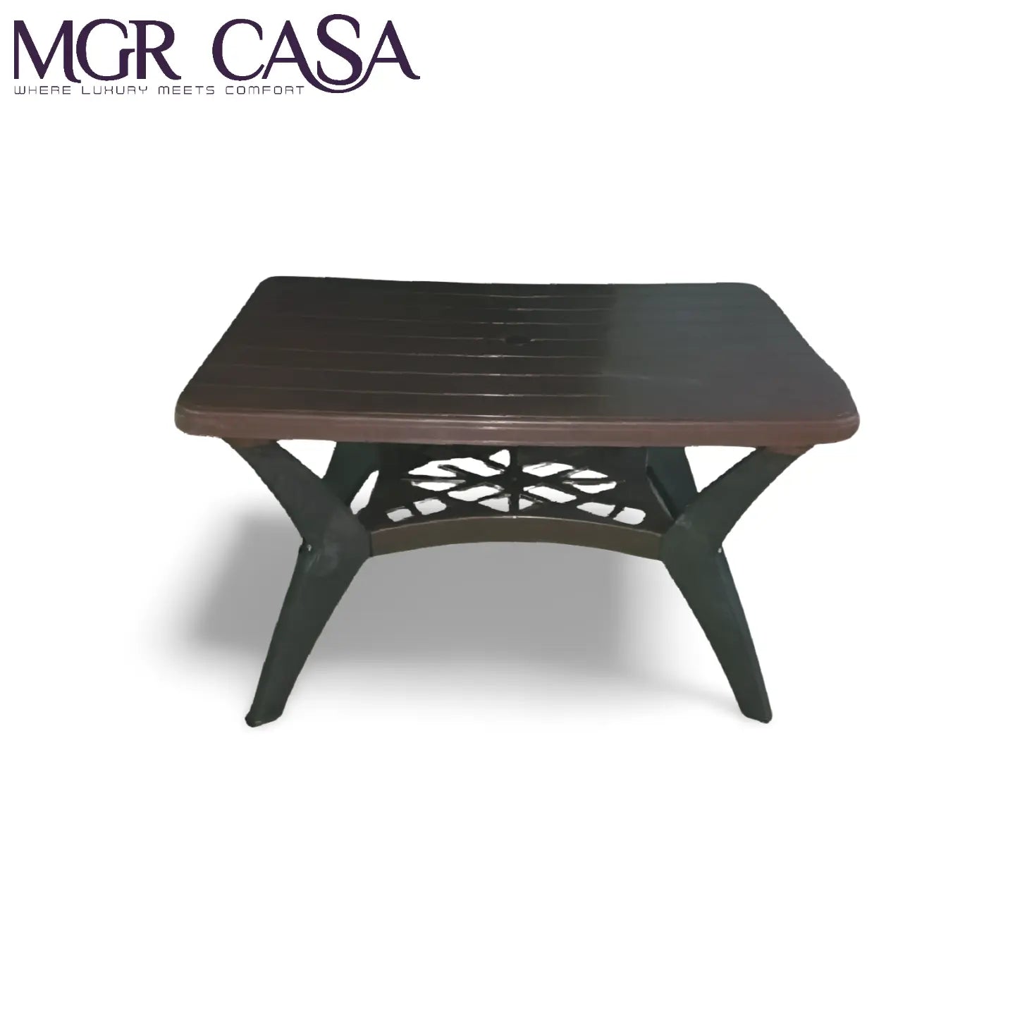 MGR CROSS LEG BROWN DINING TABLE MGR CASA