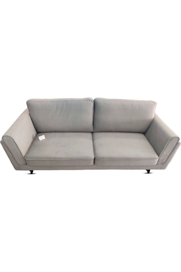 MGR Elevate Velvet Bubble Sofa In Grey Colour With Recron Back