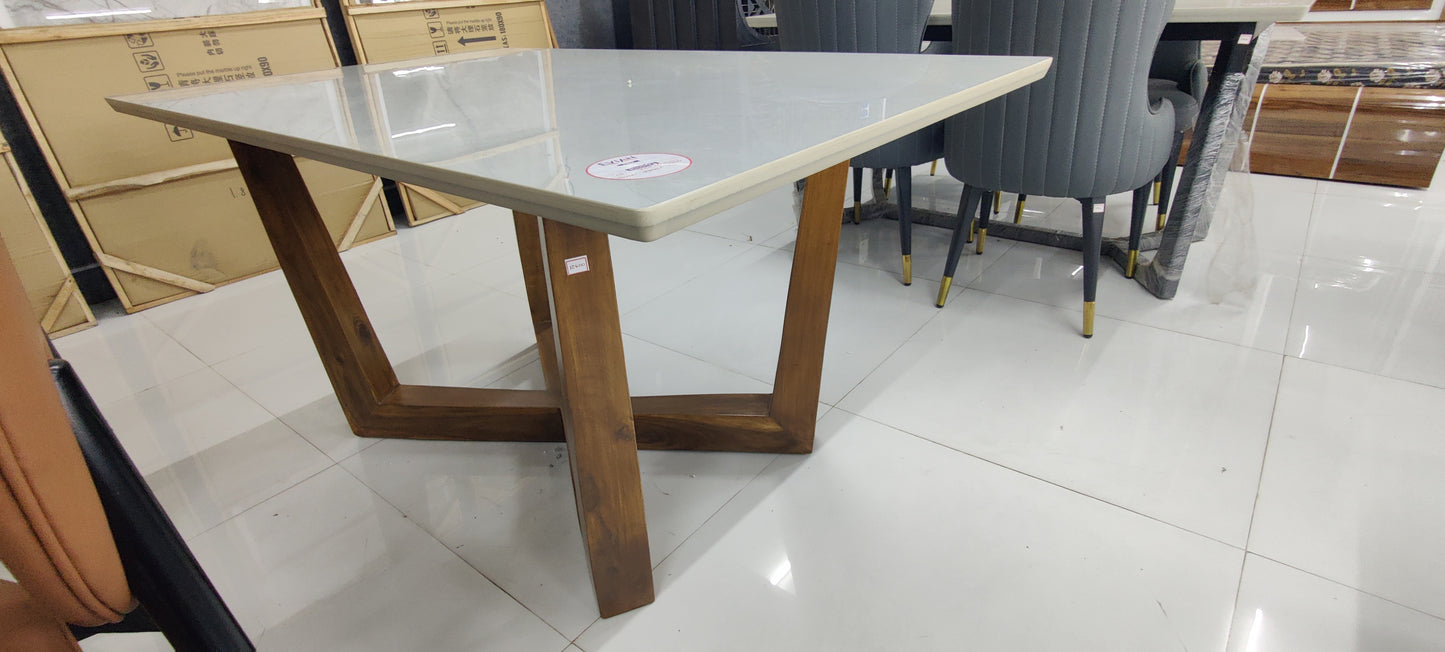 MGR Wooden Base With Ceramic Top Dining Table