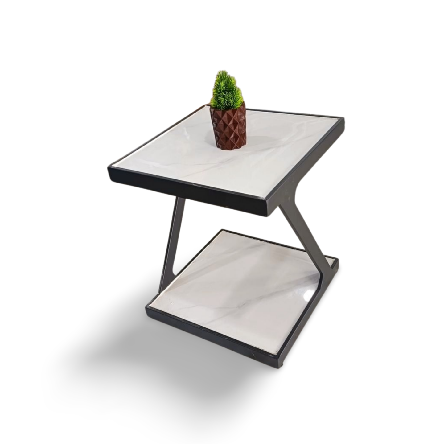 MGR Ceramic Top Mattel FRAME  Corner Table / Tea Table