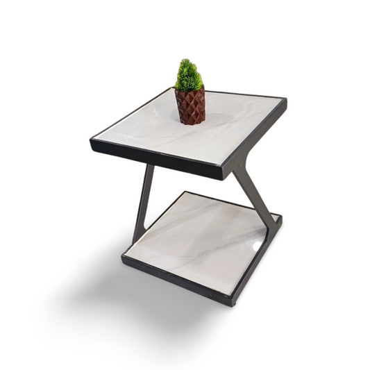 MGR Ceramic Top Mattel FRAME  Corner Table / Tea Table