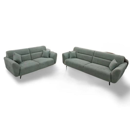 MGR JUTE FABRIC CUSTUMIZABLE HIGHLY COMFORTABLE 2 PIECE SOFA