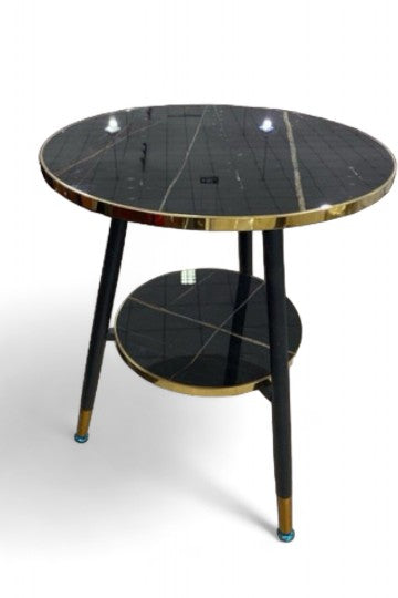 MGR New MDF Corner Table In Black Colour