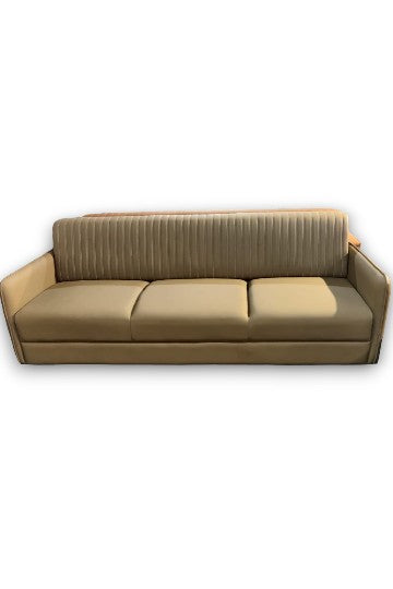 MGR New Unique Handel 3 Seater Rexine Sofa In Cream Colour