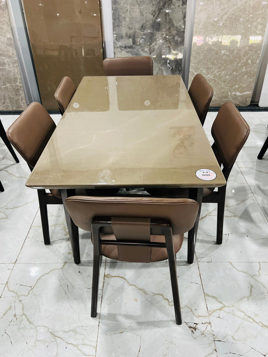 MGR CASA – Unique Brown Natural Marble Dining Table MGRCASA