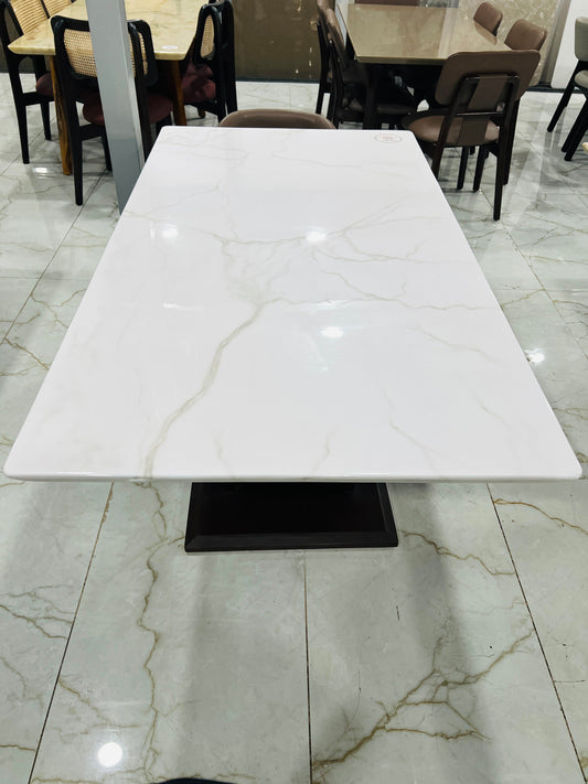 MGR CASA – Unique White Natural Marble Dining Table MGRCASA