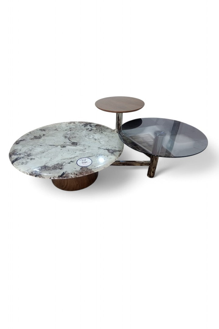 MGR New Classy Centre Table With Marble Glass Or Wood