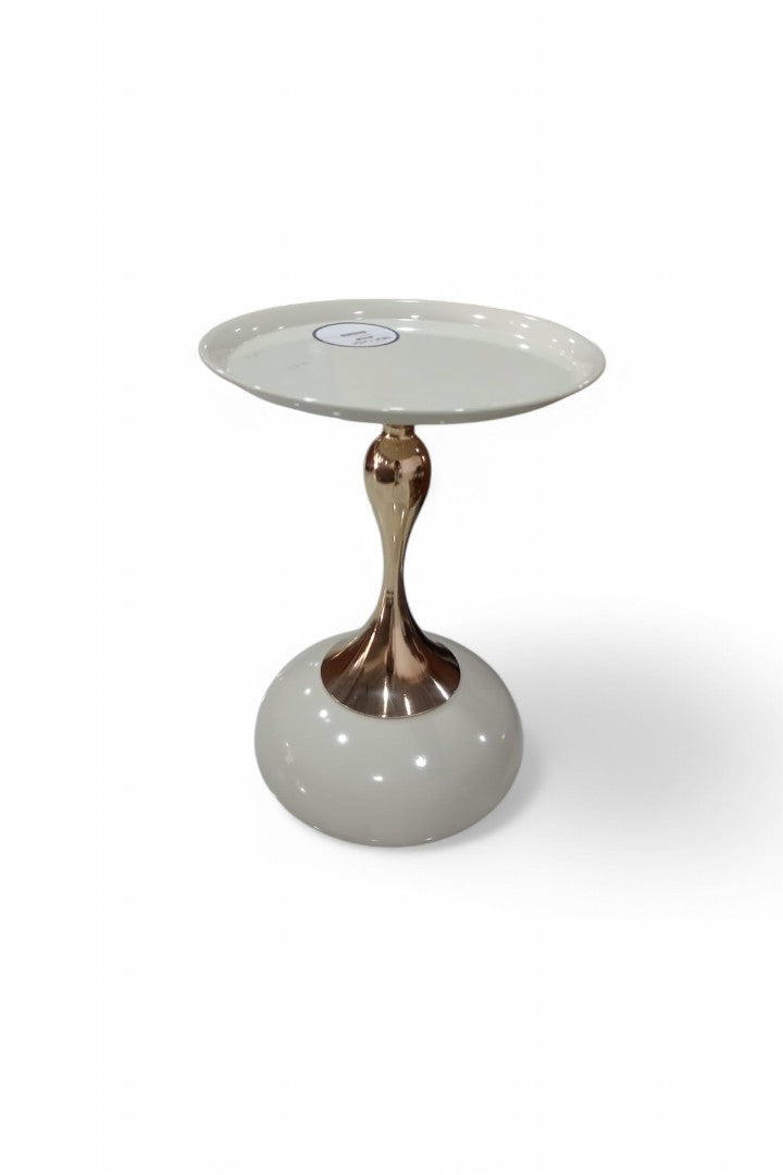 MGR New Metal Corner Table With Ross Gold Look