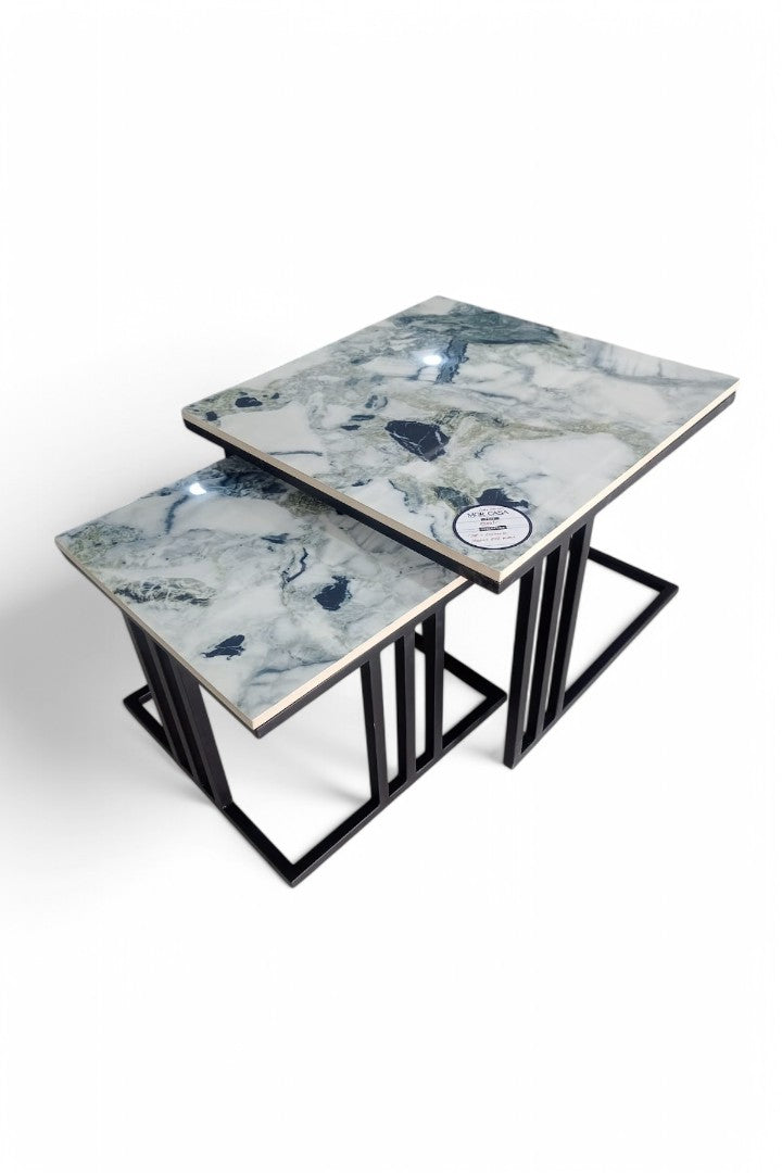 MGR New Metal Base Ceramic Top Center Table