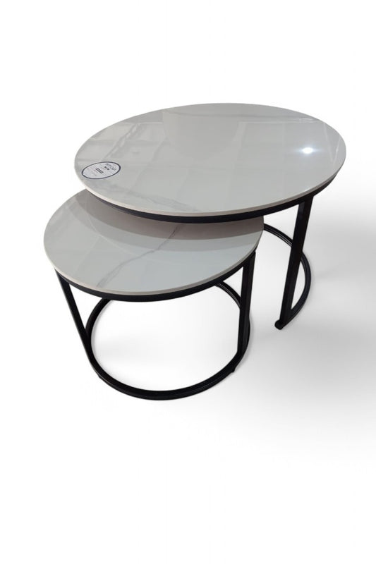 MGR New Ceramic Top Economy Metal Base Center Table