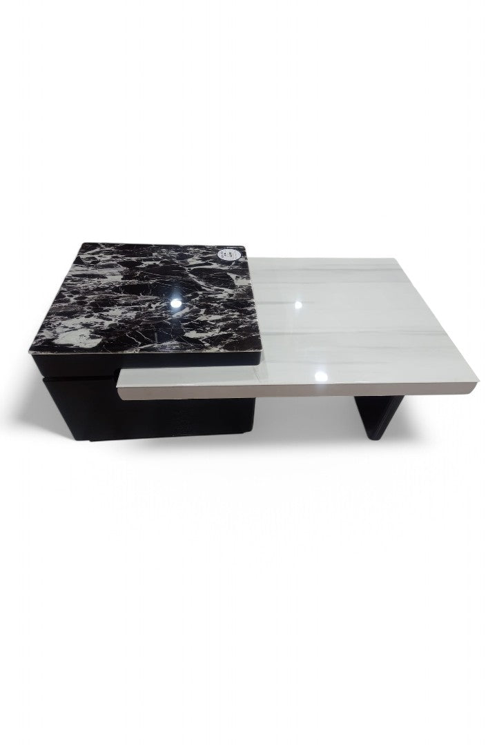 MGR New MDF Center Table With Marble Top