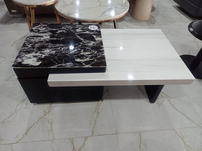 MGR New MDF Center Table With Marble Top