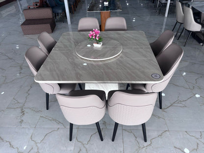 MGR New Eight Seater Marble Top Dining Table