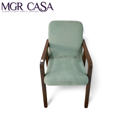 MGR TEAK WOOD FRAME CUSTOMIZABLE COMFY DINING CHAIR