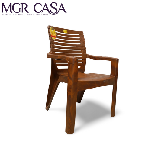 MGR FORTUNER WOOD BROWN CHAIR WITH 3 YEAR OF GARANTY