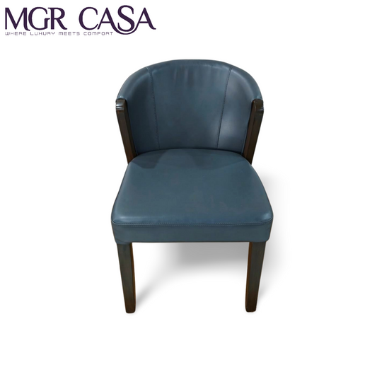 MGR TEAK WOOD FRAME CUSTOMIZABLE BACK REST DINING CHAIR