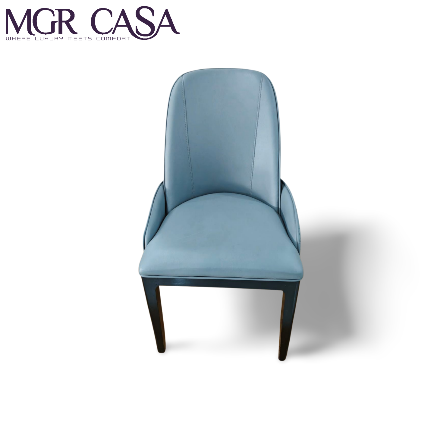 MGR TEAK WOOD FRAME CUSTOMIZABLE FANCY LOOK HIGH BACK DINING CHAIR