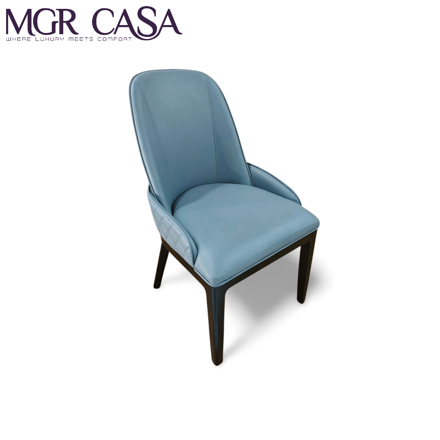 MGR TEAK WOOD FRAME CUSTOMIZABLE FANCY LOOK HIGH BACK DINING CHAIR