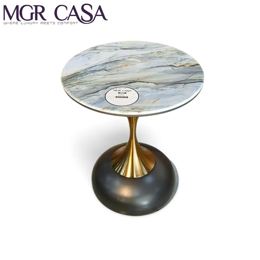 MGR ARTIFICIAL TOP METAL SSPVD BASE CORNER TABLE MGR CASA