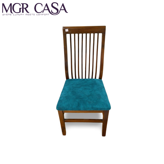 MGR TEAK WOOD FRAME CUSTOMIZABLE HIGH BACK DINING CHAIR