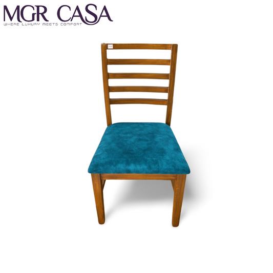 MGR TEAK WOOD FRAME CUSTOMIZABLE HIGH BACK DINING CHAIR
