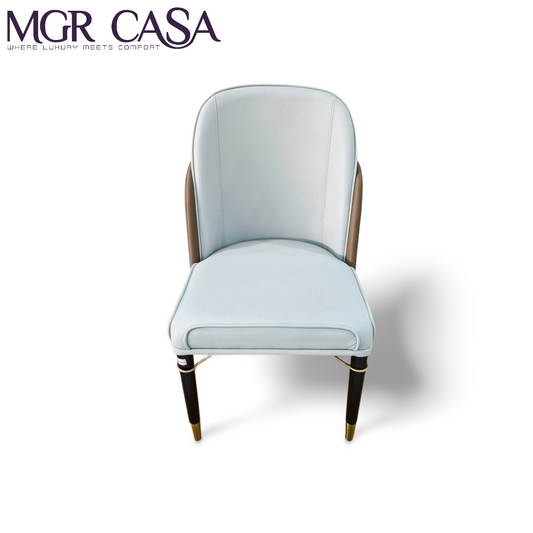 MGR TEAK WOOD FRAME CUSTOMIZABLE BACK REST DINING CHAIR
