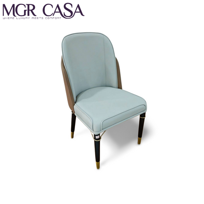 MGR TEAK WOOD FRAME CUSTOMIZABLE BACK REST DINING CHAIR