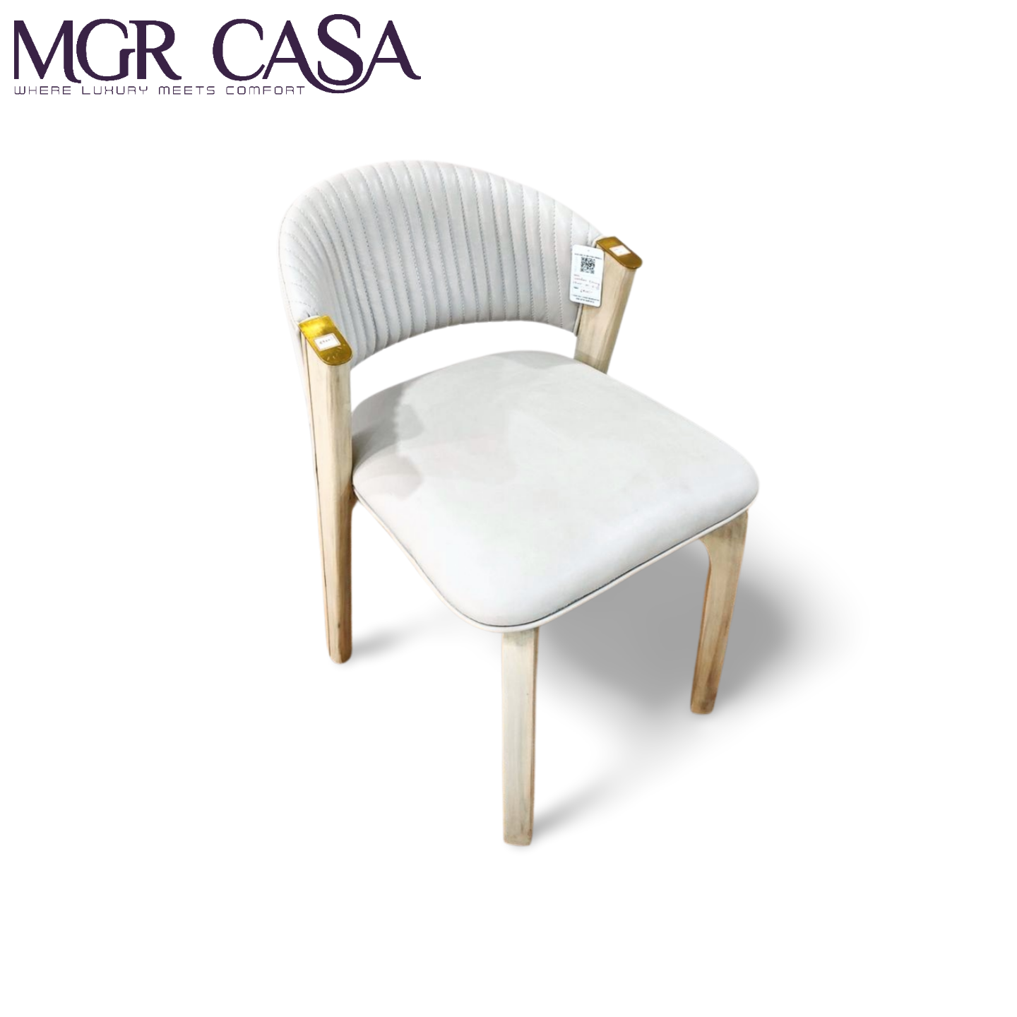 MGR TEAK WOOD FRAME CUSTOMIZABLE  FANCY LOOK DINING CHAIR
