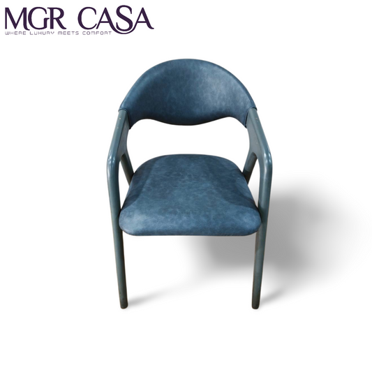 MGR TEAK WOOD FRAME CUSTOMIZABLE  ARM REST FANCY LOOK DINING CHAIR